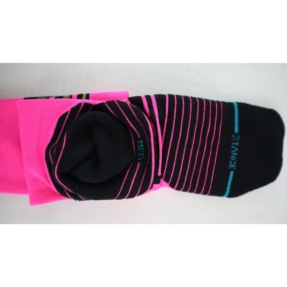 Stance A448C21CIN Unisex Sz M Neon Pink Cinelli RP Performance Crew Socks - Picture 6 of 6